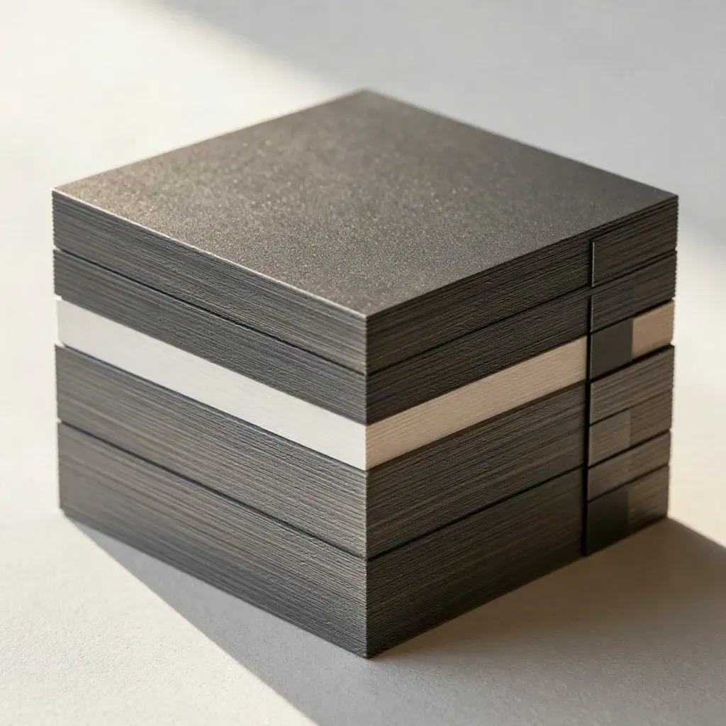 Top-down modular blocks and precision clips on pale plaster with soft shadows.